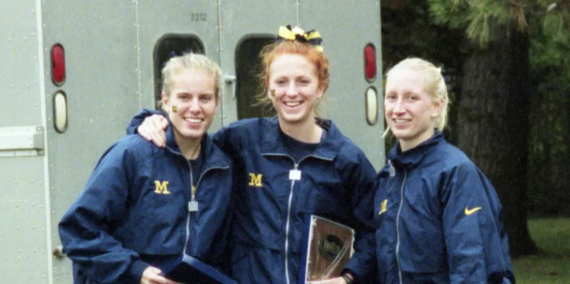 bhl-first-team-all-big-ten-lisa-ouellet-katie-mcgregor-michelle-slater-um-womens-cross-country-1988-big-ten-meet